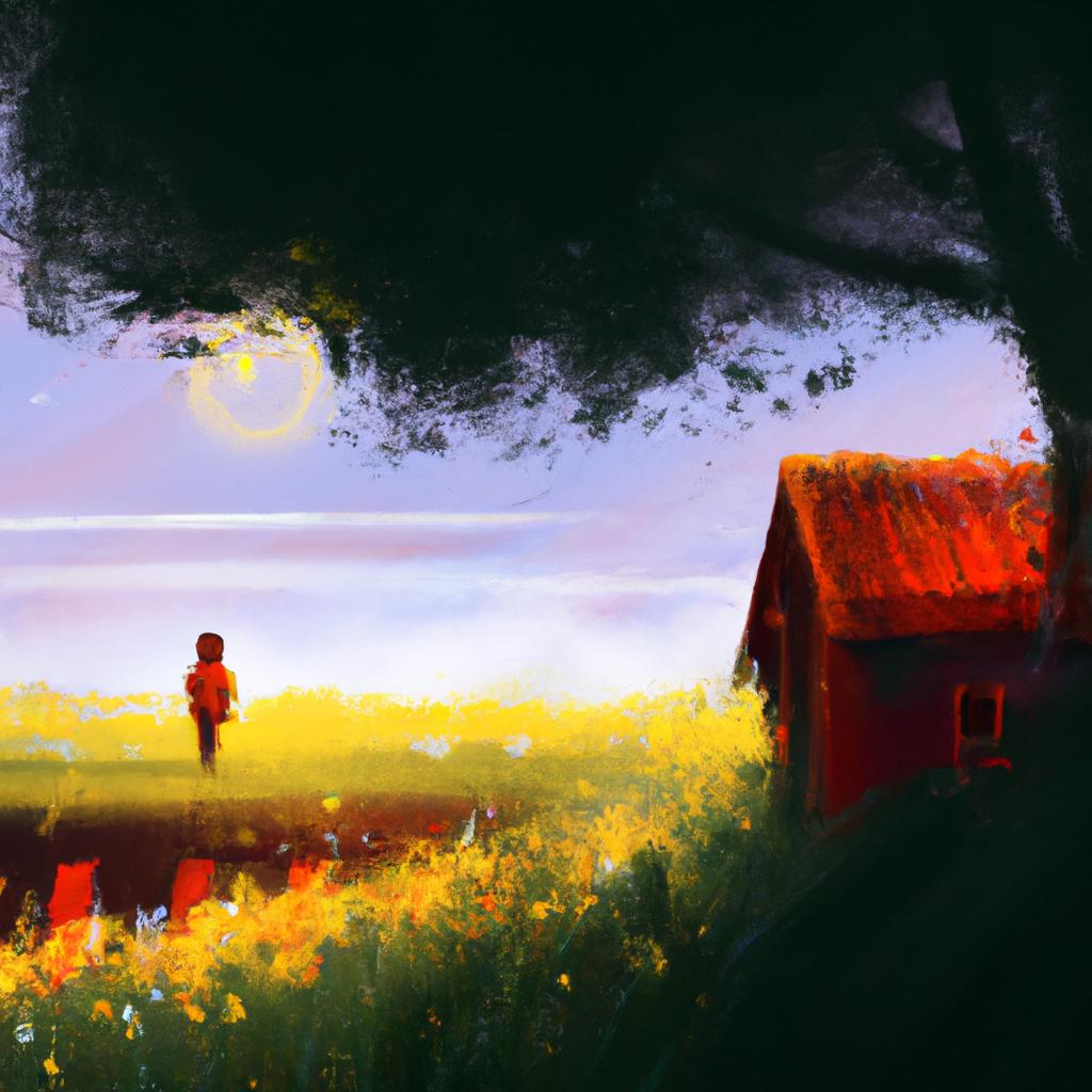 Imagem de capa do post "Descubra o Significado de Sonhar com Campo: Surpreendentes Revelações!" com um desenho digital