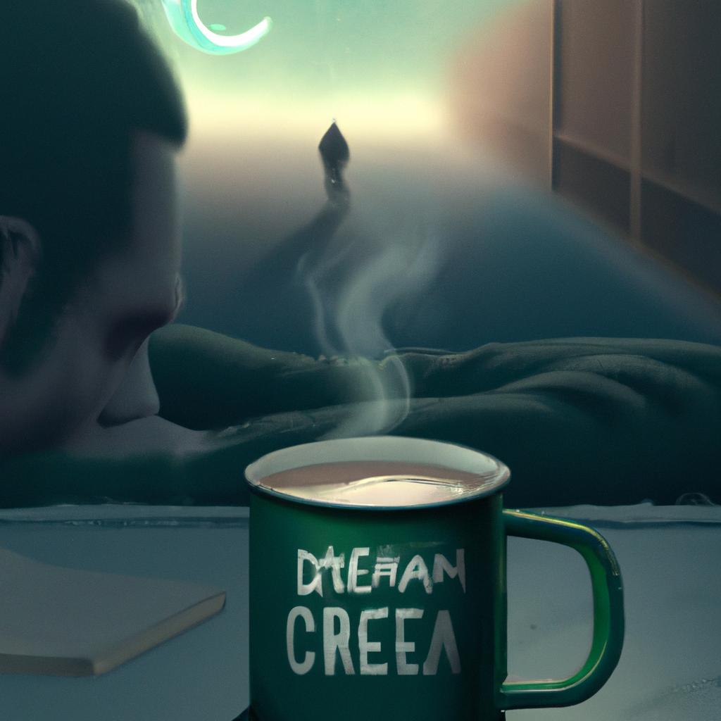 Imagem de capa do post "Descubra o que Significa Sonhar com Caneca!" com um desenho digital