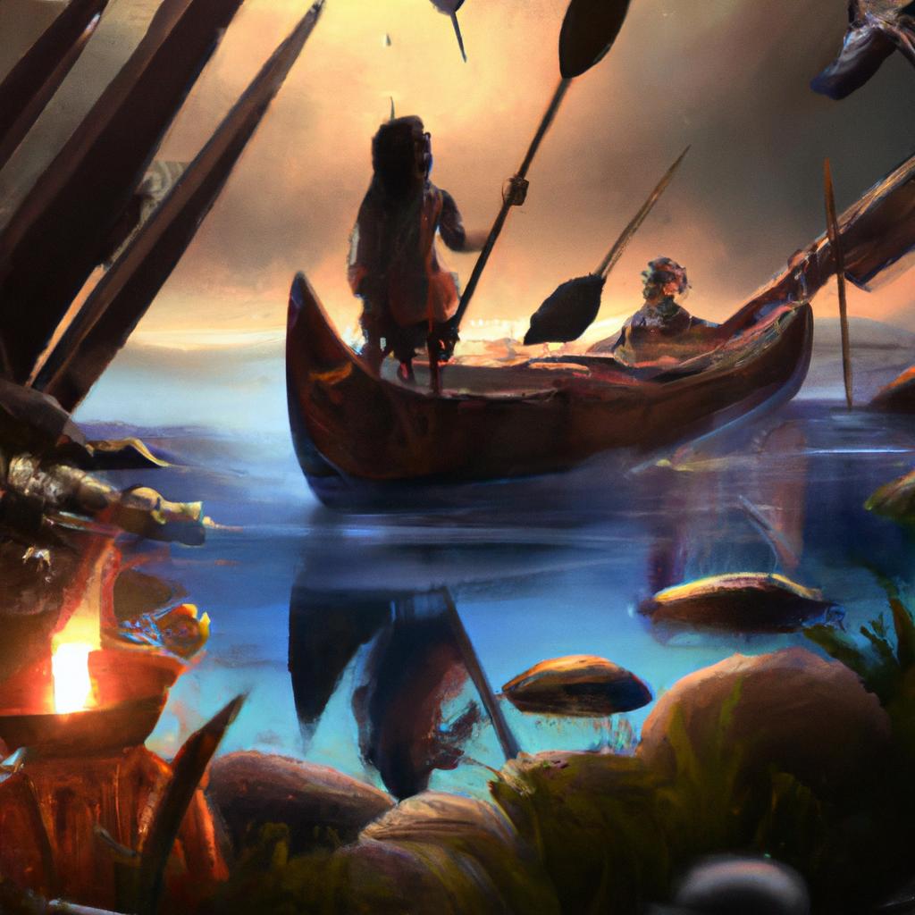 Imagem de capa do post Descubra o que Significa Sonhar com Canoa e Jogo do Bicho! com um desenho digital