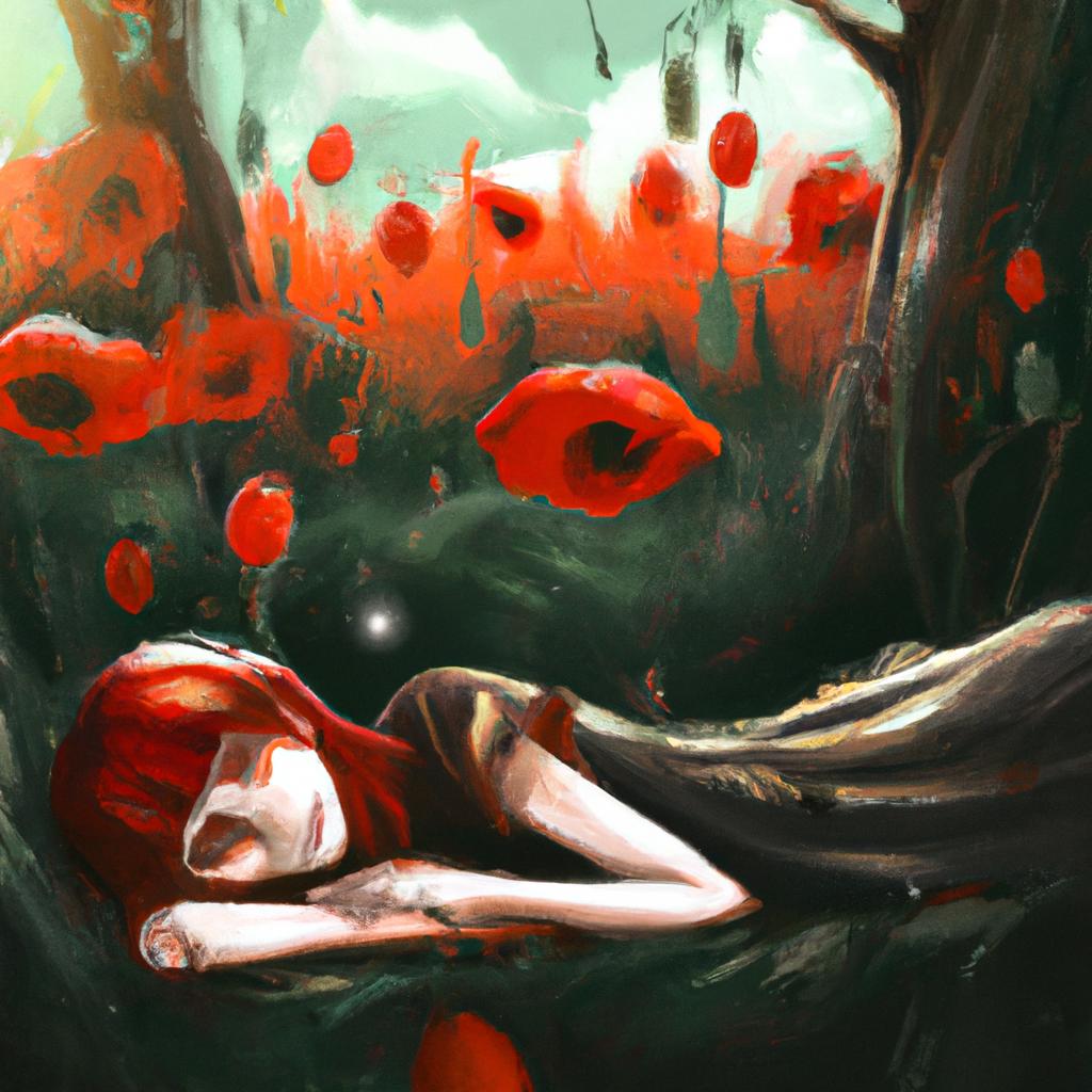 Imagem de capa do post "Descubra o Significado de Sonhar com Caqui Vermelho!" com um desenho digital