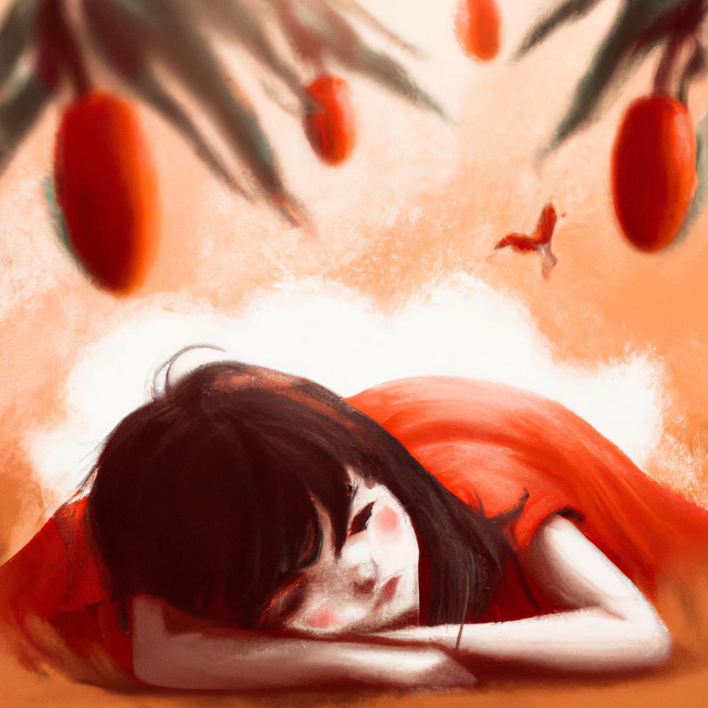 sonhar com caqui vermelho3
