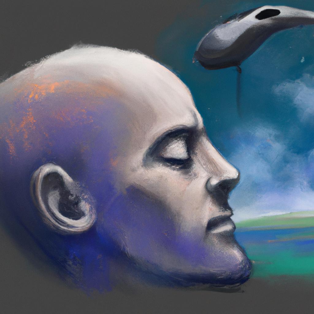 Imagem de capa do post "Descubra o Significado de Sonhar com Careca: Uma Análise Completa!" com um desenho digital