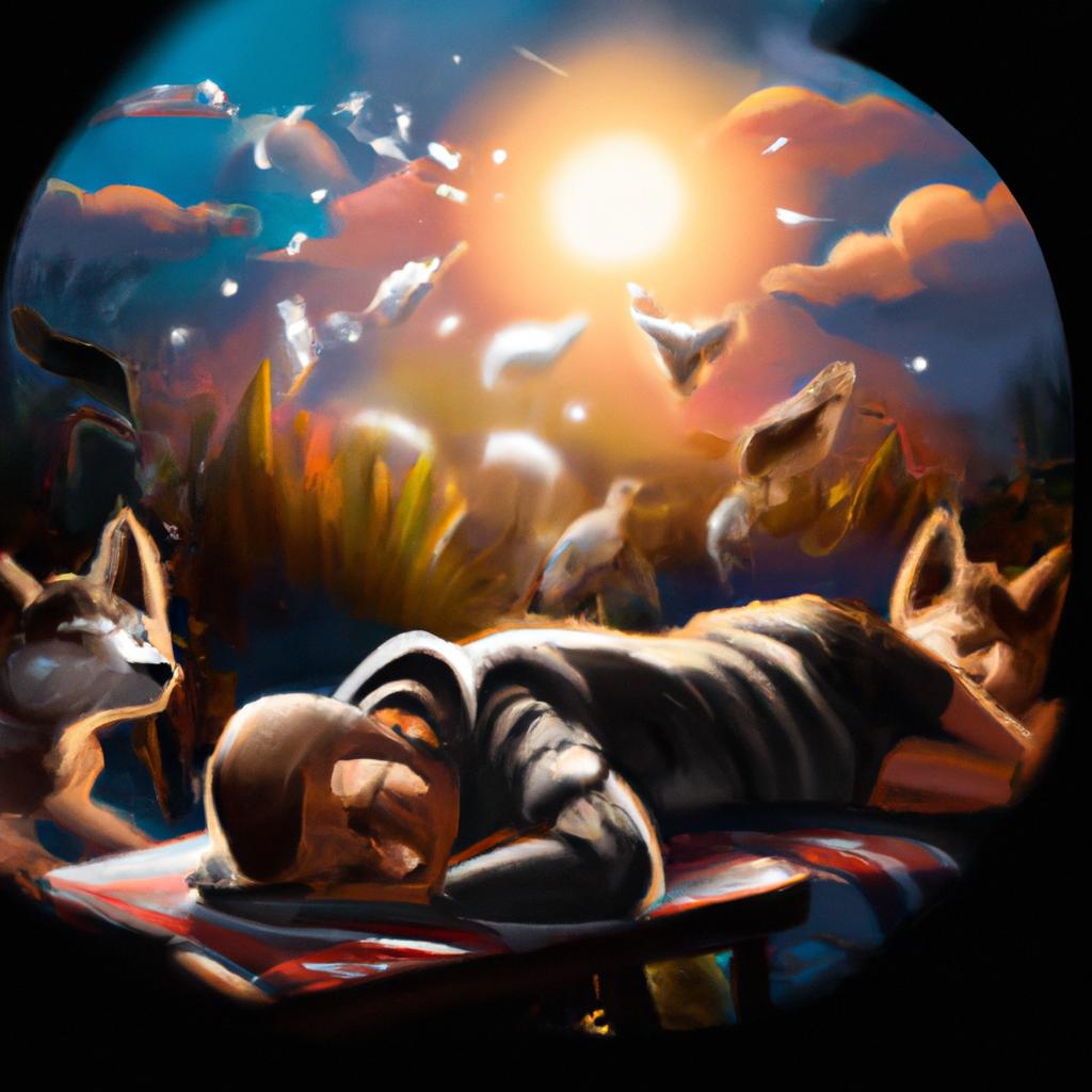 Imagem de capa do post "Cachorro Sonhando com Carrapatos: O Significado por Trás do Sonho" com um desenho digital