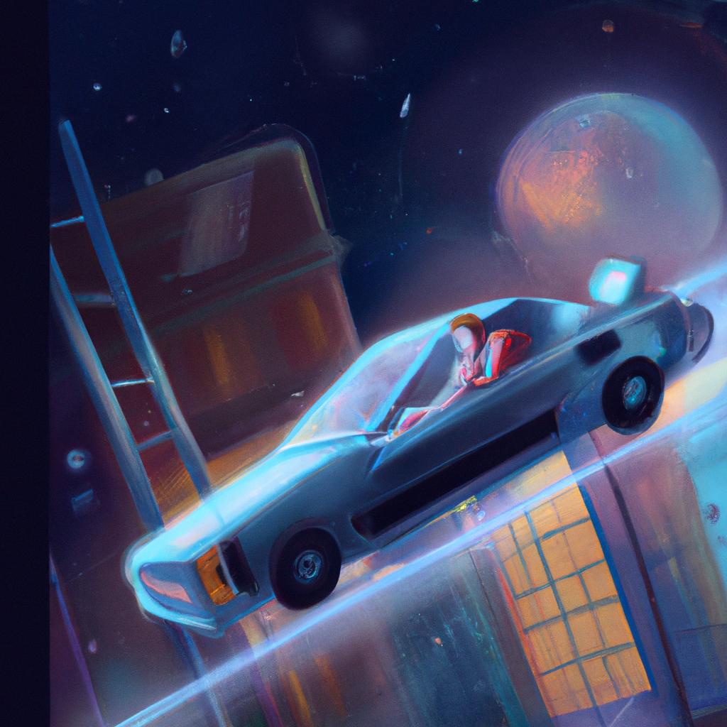 Imagem de capa do post "O Que Significa Sonhar com Carro Apertado? Descubra Aqui!" com um desenho digital