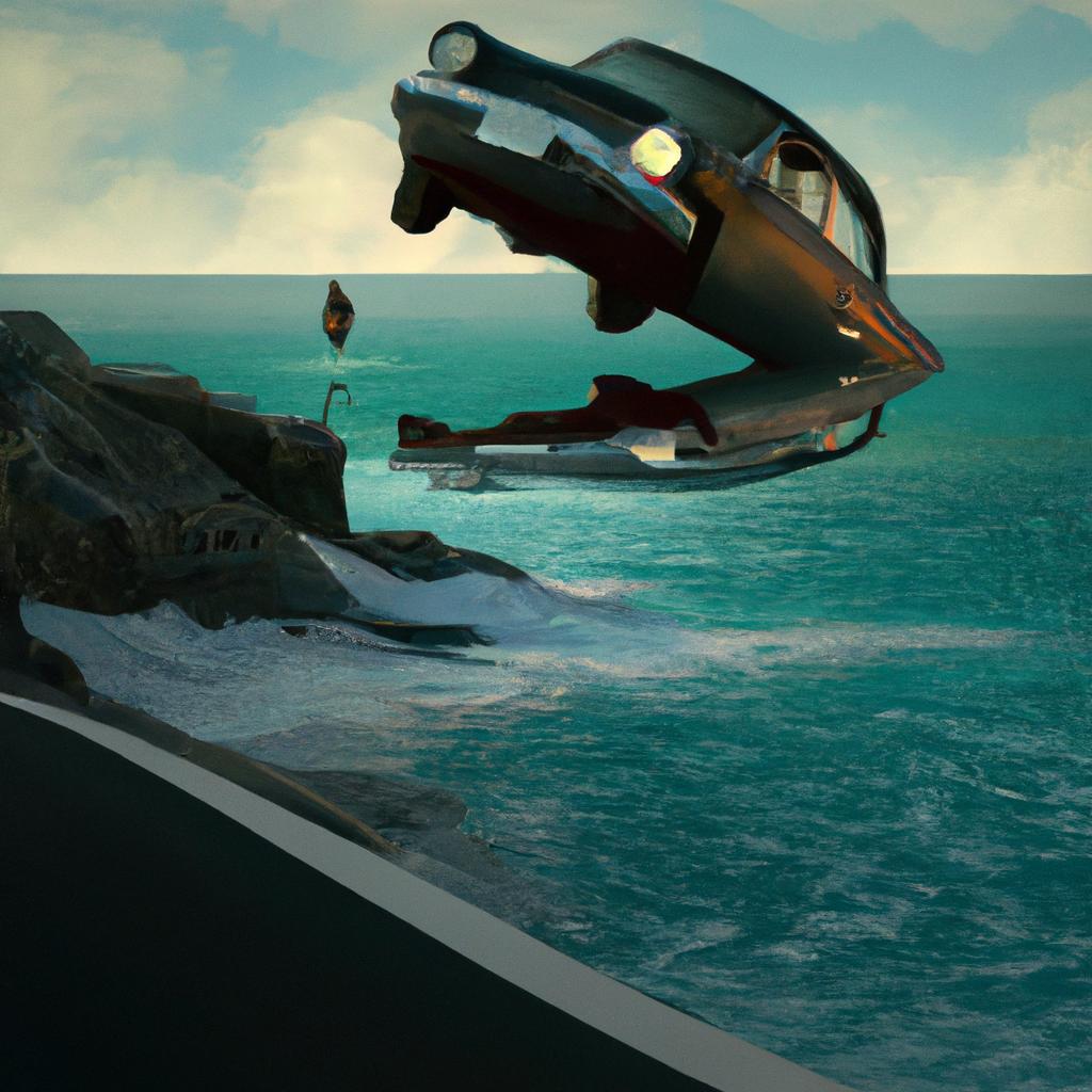 sonhar com carro caindo no mar4