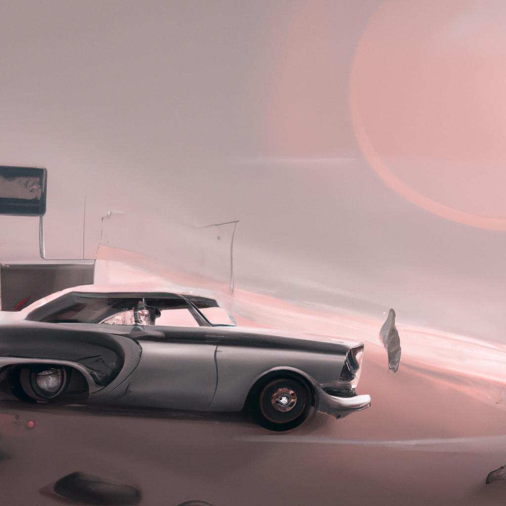 Imagem de capa do post "Explorando o Significado de Sonhar com Carro Cinza" com um desenho digital