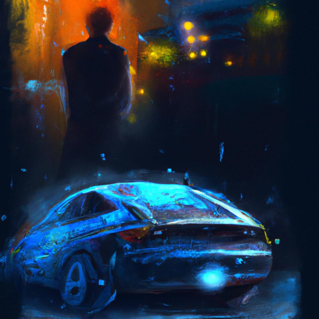 Imagem de capa do post "Sonhar com Carro Sujo: Descubra seu Significado!" com um desenho digital