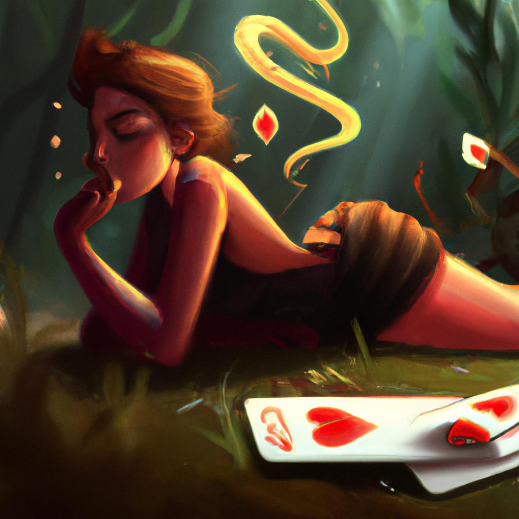 Imagem de capa do post "Descubra o Significado de Sonhar com Cartas de Baralho Cigano!" com um desenho digital