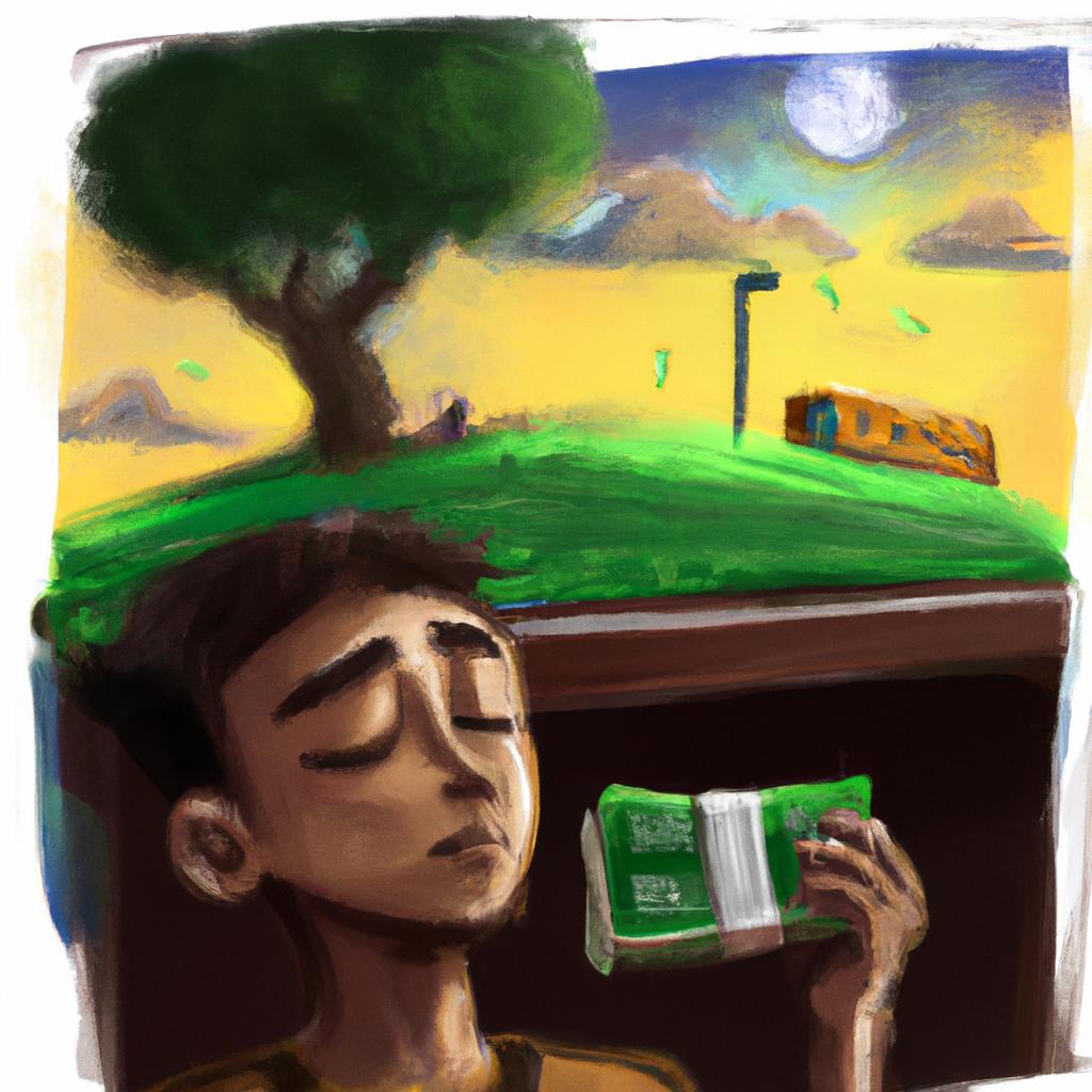 Imagem de capa do post "Descubra o que Significa Sonhar com Carteira Cheia de Dinheiro!" com um desenho digital