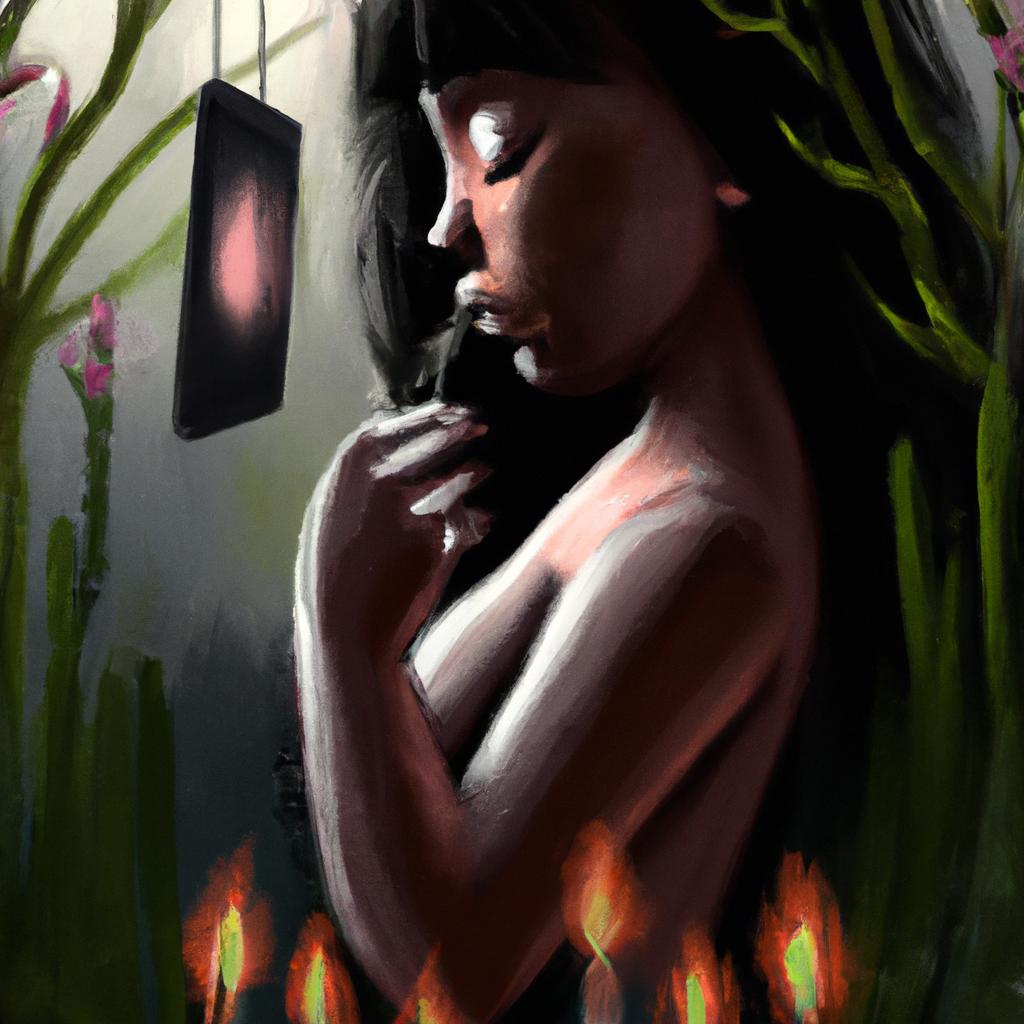 Imagem de capa do post "Descubra o Significado de Sonhar com Carvão Apagado!" com um desenho digital