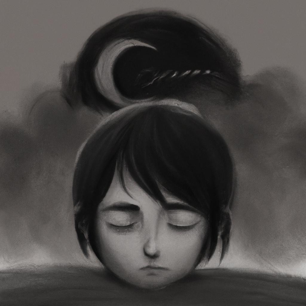 Imagem de capa do post "Descubra o Significado de Sonhar com Carvão: O Que Isso Significa?" com um desenho digital
