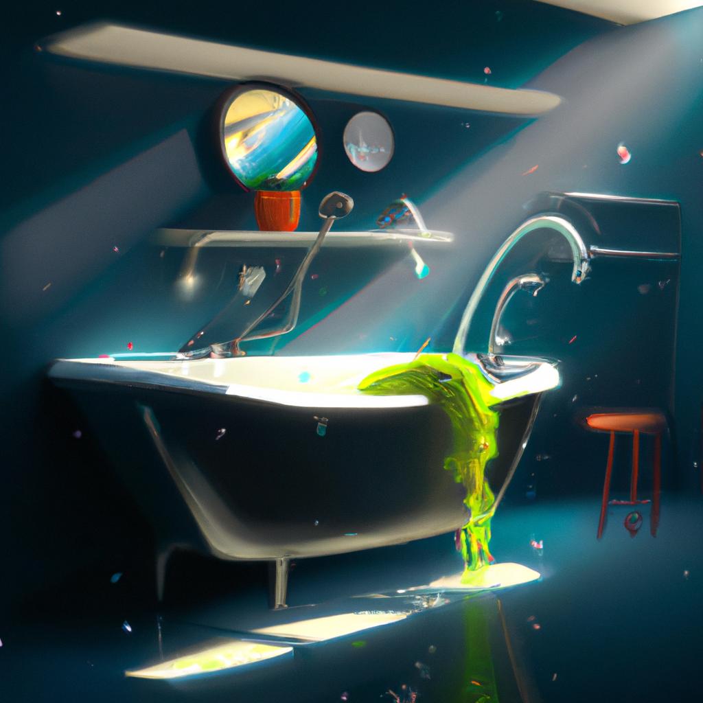 Imagem de capa do post "Descubra o que Significa Sonhar com Casa de Banho!" com um desenho digital