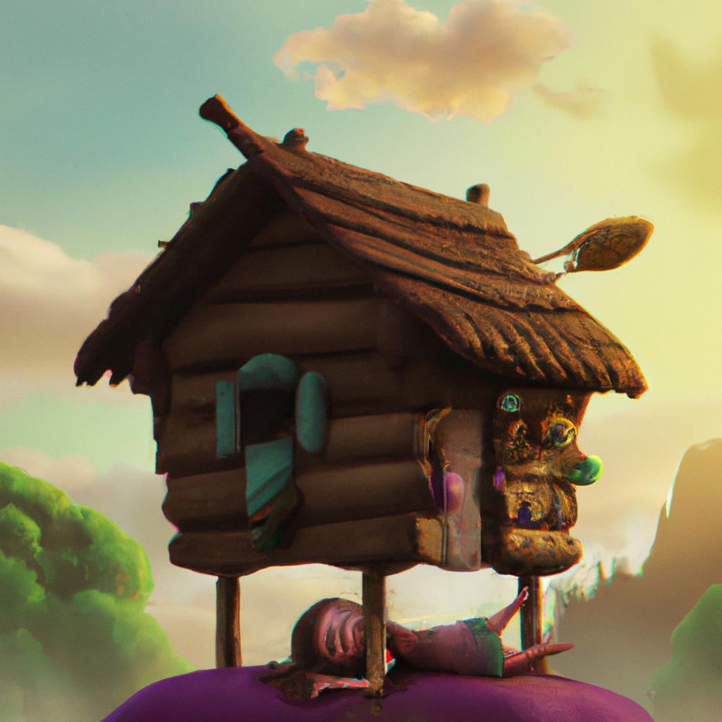 Imagem de capa do post "Descubra o Significado de Sonhar com Casa de Barro!" com um desenho digital
