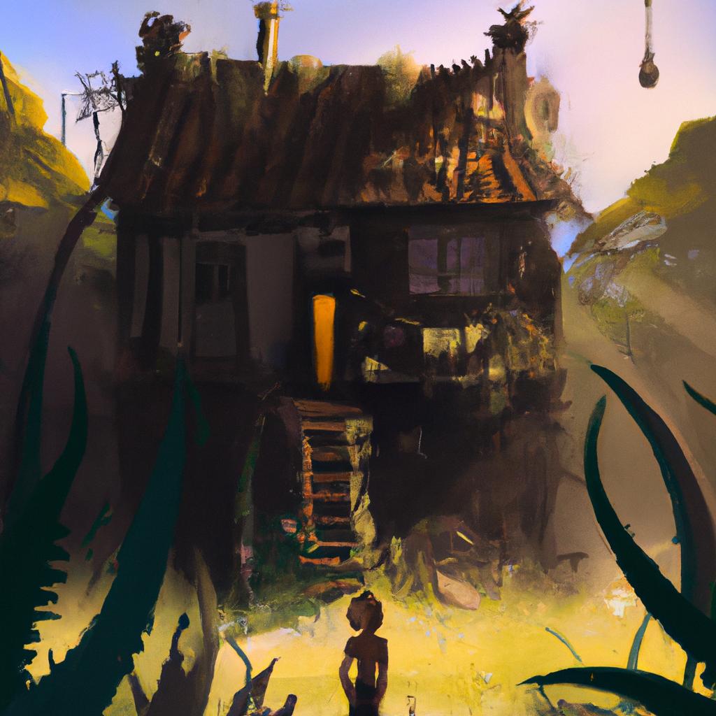 Imagem de capa do post Sonhar com Casa Grande Velha: Descubra seu Significado! com um desenho digital