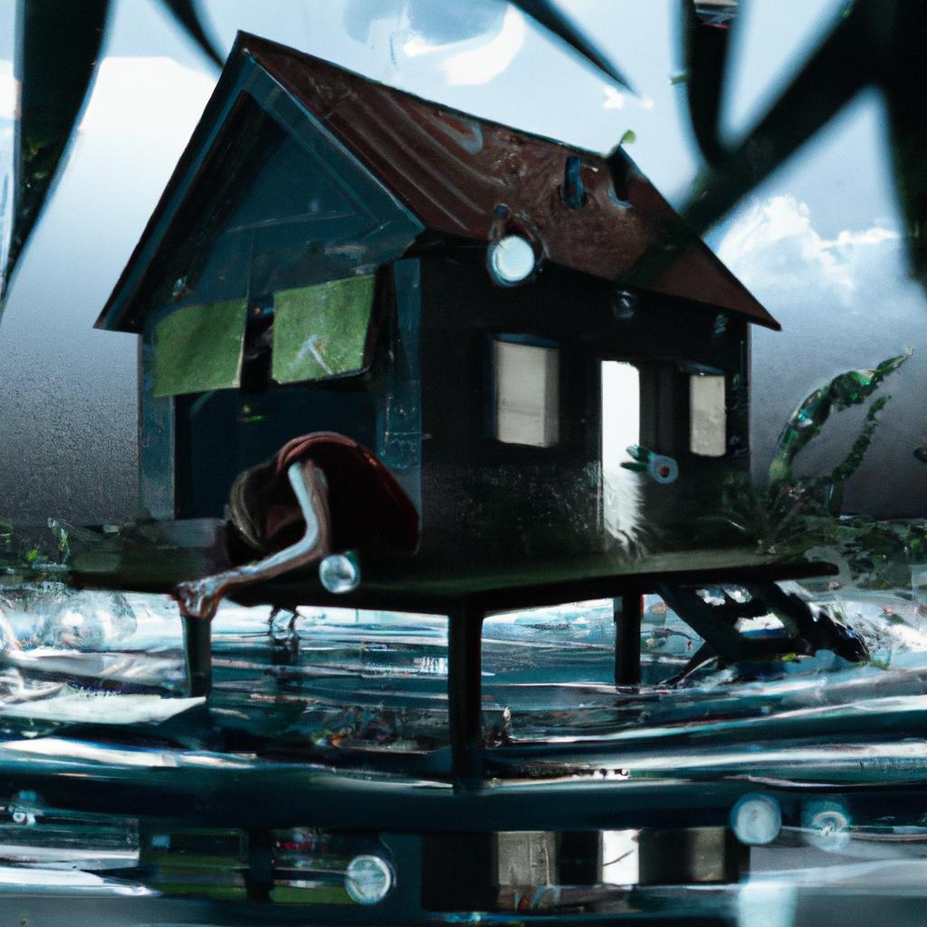 Imagem de capa do post Descubra o Significado de Sonhar com Casa Inundada! com um desenho digital