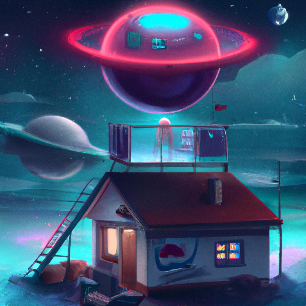 Imagem de capa do post "Descubra o Significado de Sonhar com Casa Invadida!" com um desenho digital