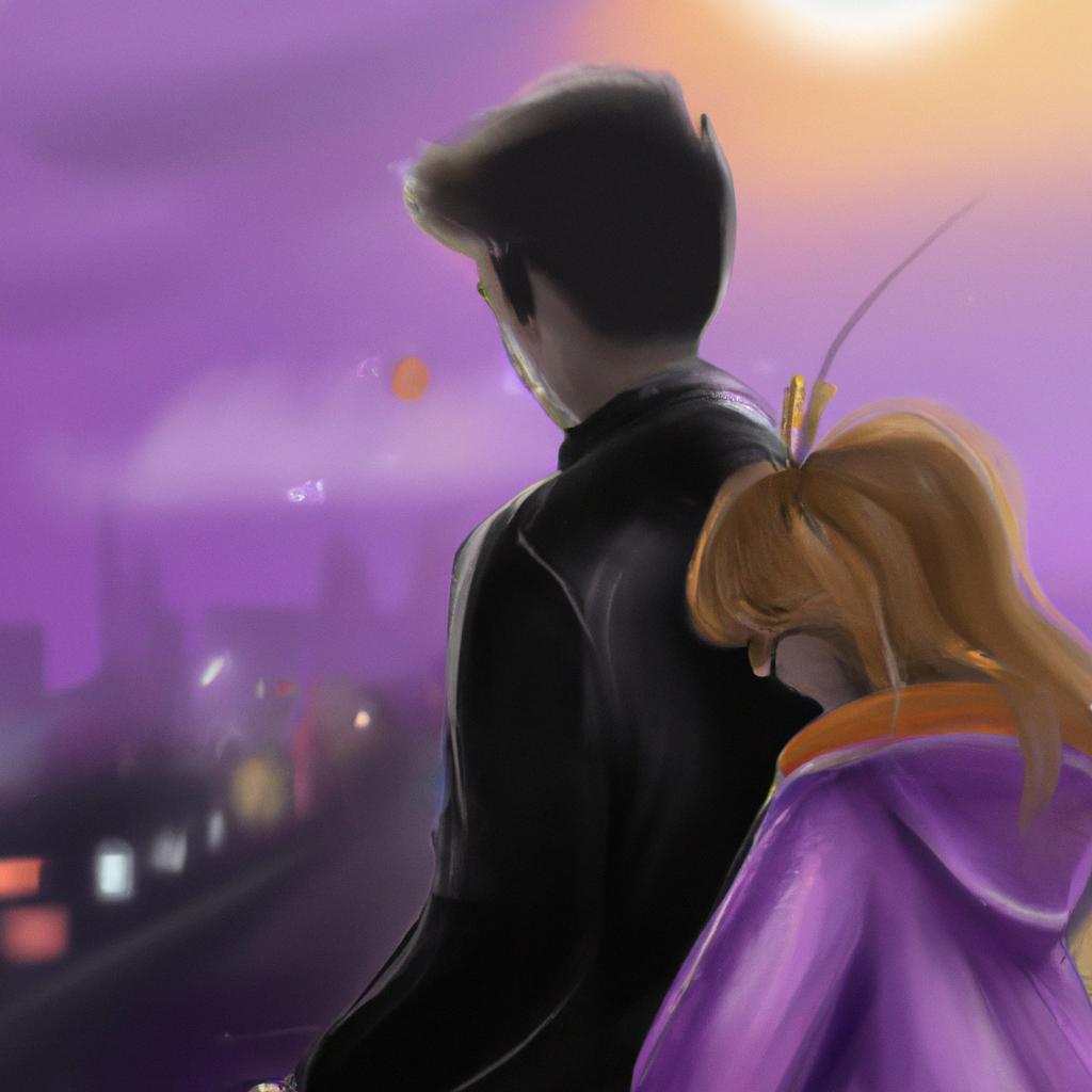 Imagem de capa do post "Descubra o Significado de Sonhar com Casal Conhecido!" com um desenho digital