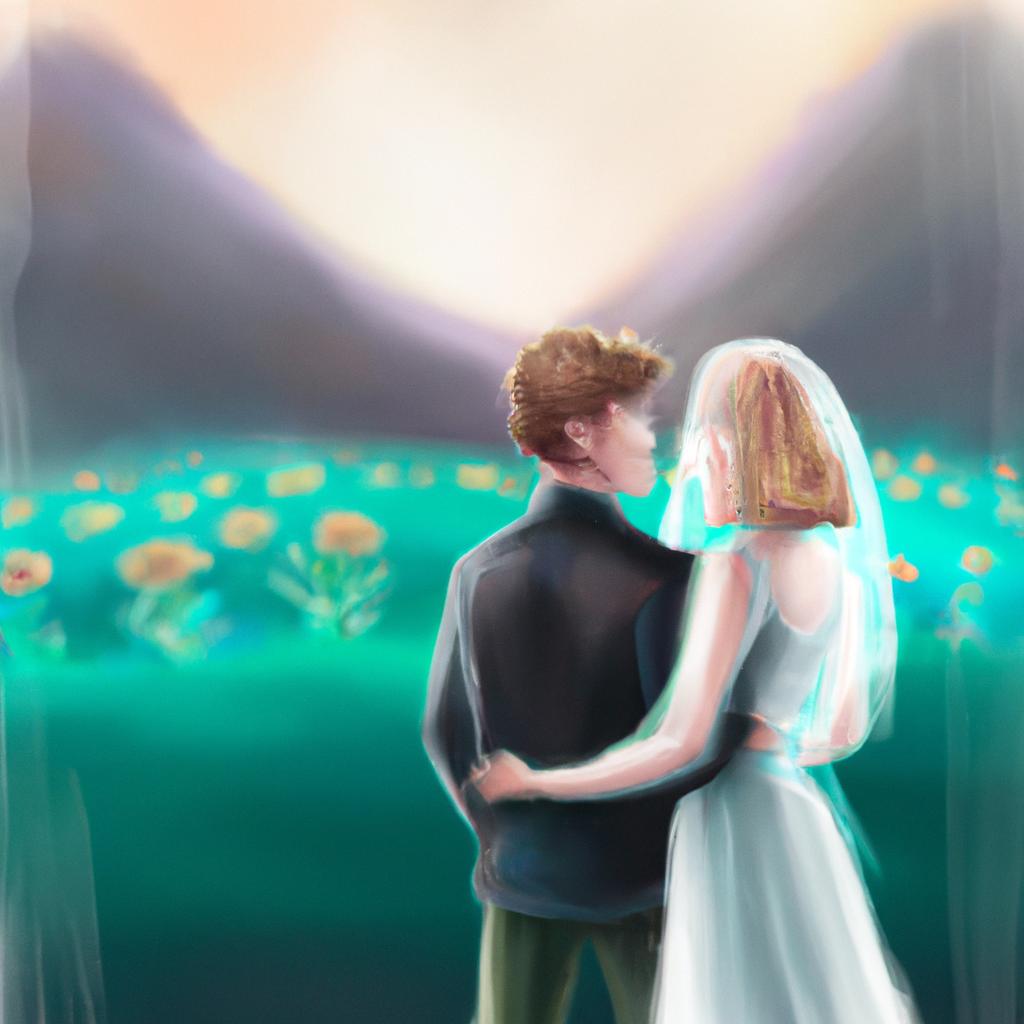 Imagem de capa do post "Descubra o Significado de Sonhar com Casamento Não Realizado!" com um desenho digital