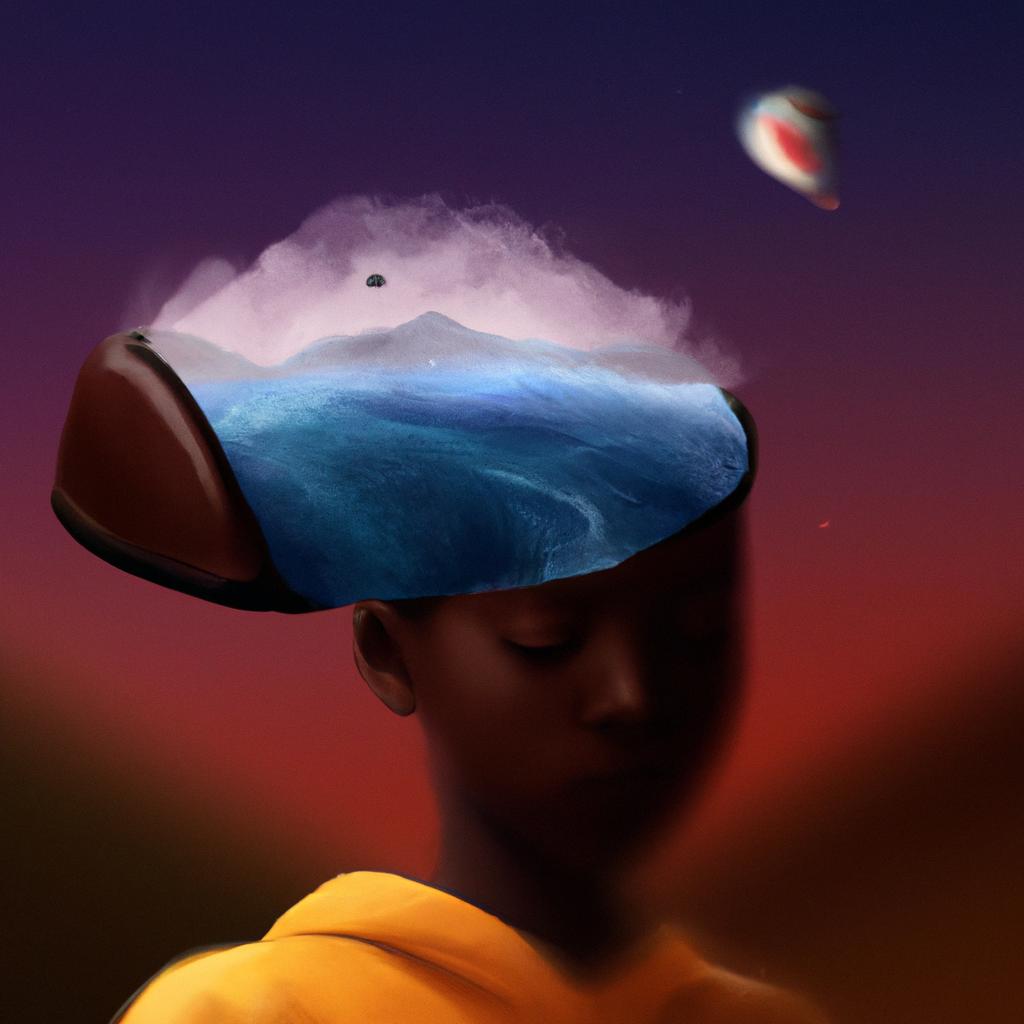 Imagem de capa do post "Descubra o Significado de Sonhar com Caspa na Cabeça!" com um desenho digital