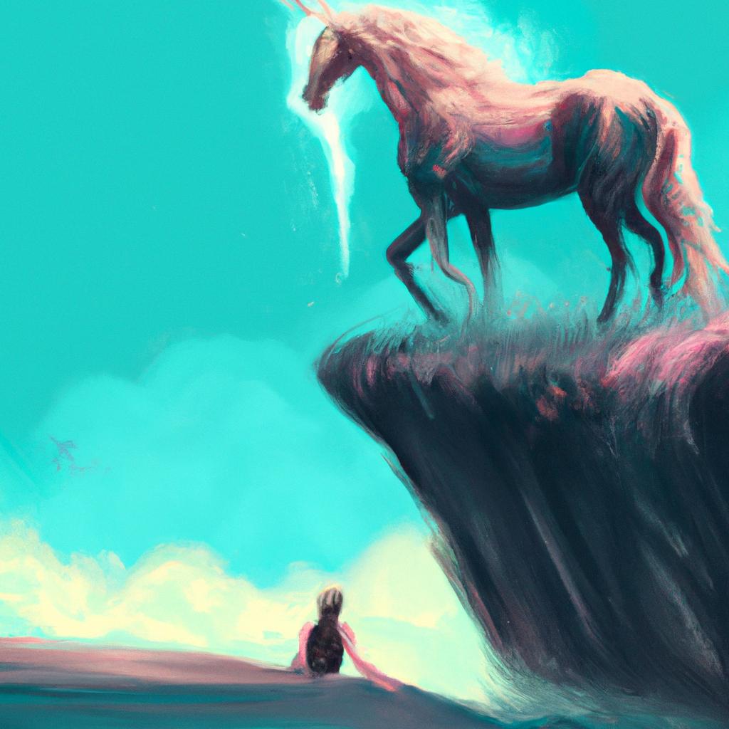 Imagem de capa do post "Descubra o Significado de Sonhar com Cavalo Bravo Querendo te Pegar!" com um desenho digital