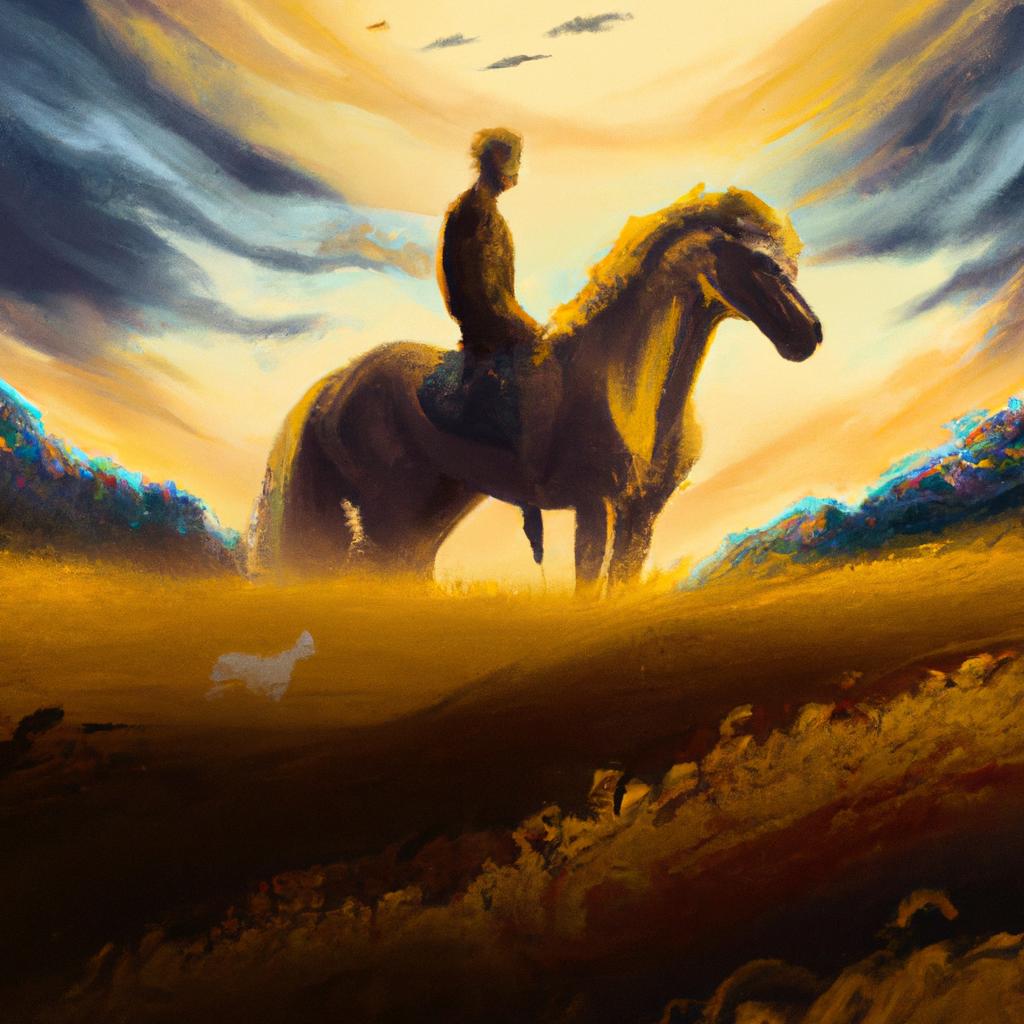 Imagem de capa do post Sonhar com Cavalo Bravo: Descubra o Significado Oculto! com um desenho digital
