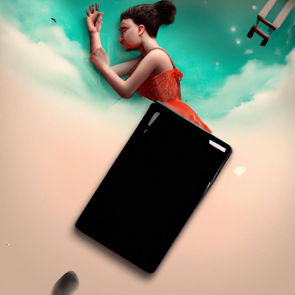 Imagem de capa do post "Descubra o Significado de Sonhar com Celular Caindo!" com um desenho digital