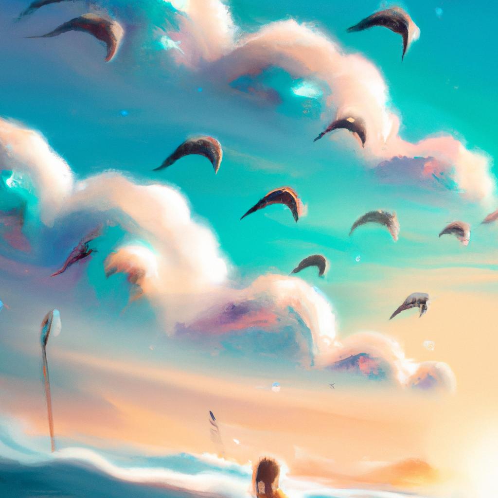 Imagem de capa do post Sonhar com Céu: Descubra o Significado dessa Visão! com um desenho digital