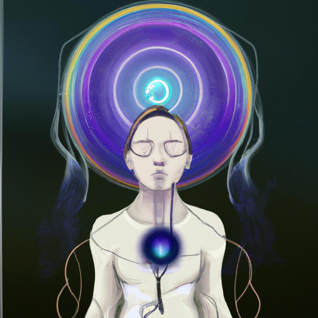 Imagem de capa do post "Sonhar com Chakras: O Significado Poderoso que Você Não Sabia!" com um desenho digital