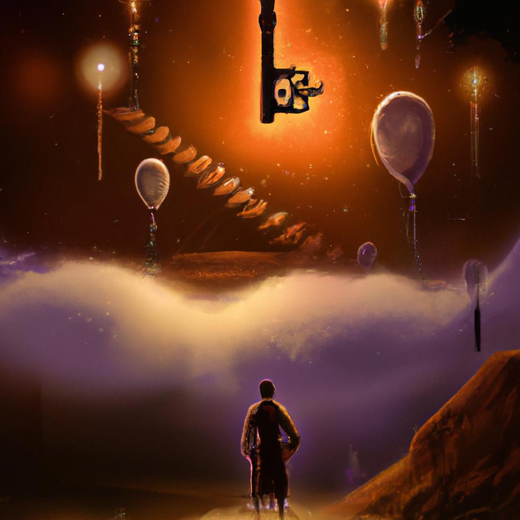 Imagem de capa do post "Descubra o que Significa Sonhar com Chave!" com um desenho digital