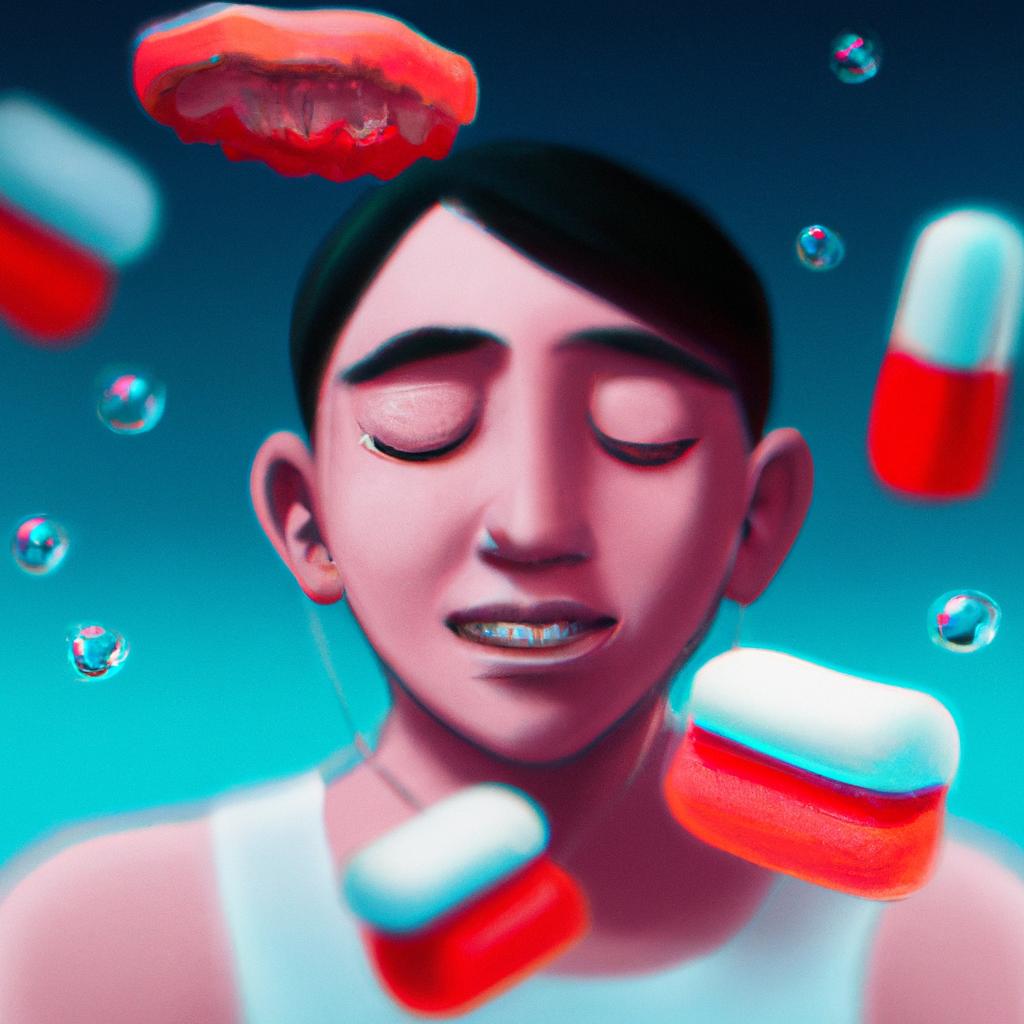 Imagem de capa do post "Sonhar com Chiclete Grudado no Dente: o que Significa?" com um desenho digital