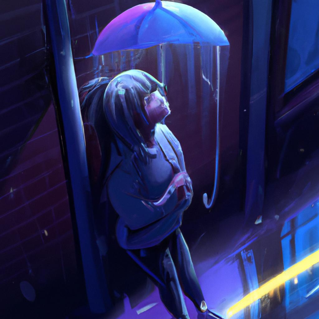ilustação digital de 

 Descubra o Significado de Sonhar com Chuva à Noite! 
