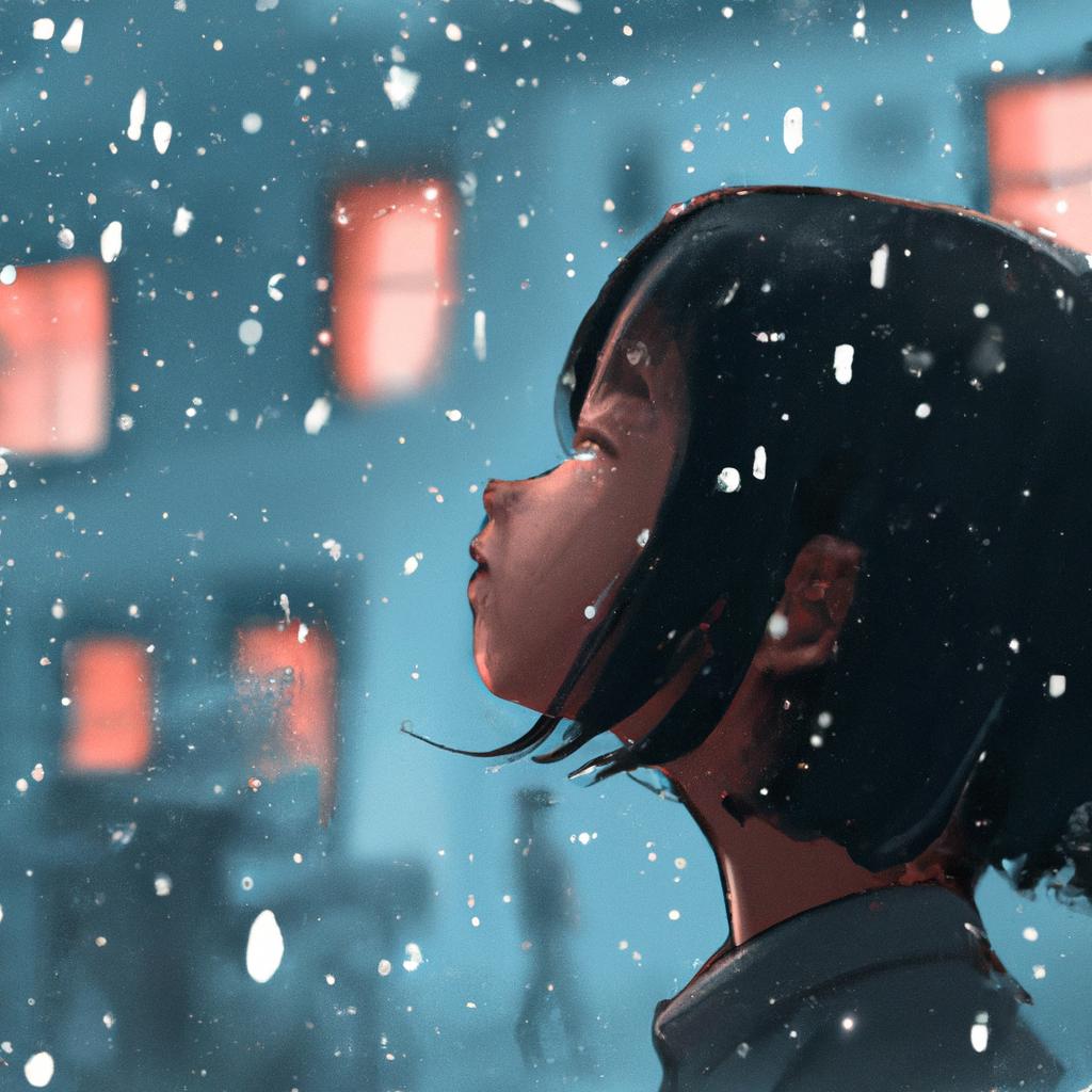 Imagem de capa do post Descubra o Que Significa Sonhar com Chuva de Neve! com um desenho digital