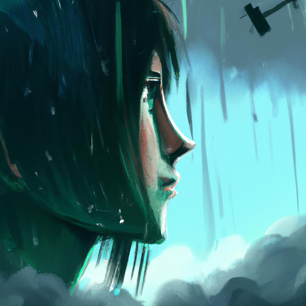 Imagem de capa do post "Descubra o Que Significa Sonhar com Chuva Forte Tempestade!" com um desenho digital