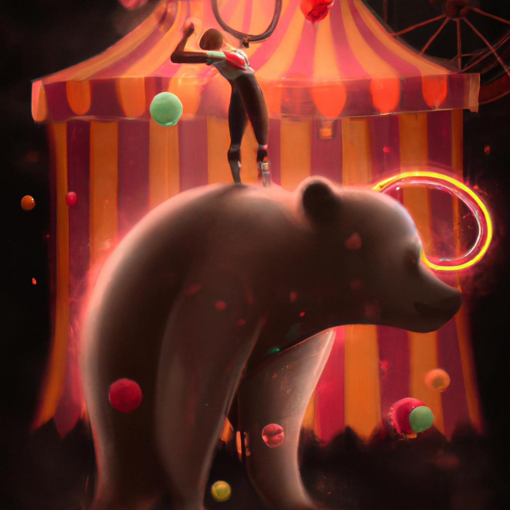 Imagem de capa do post "Descubra o que Sonhar com Circo Significa!" com um desenho digital