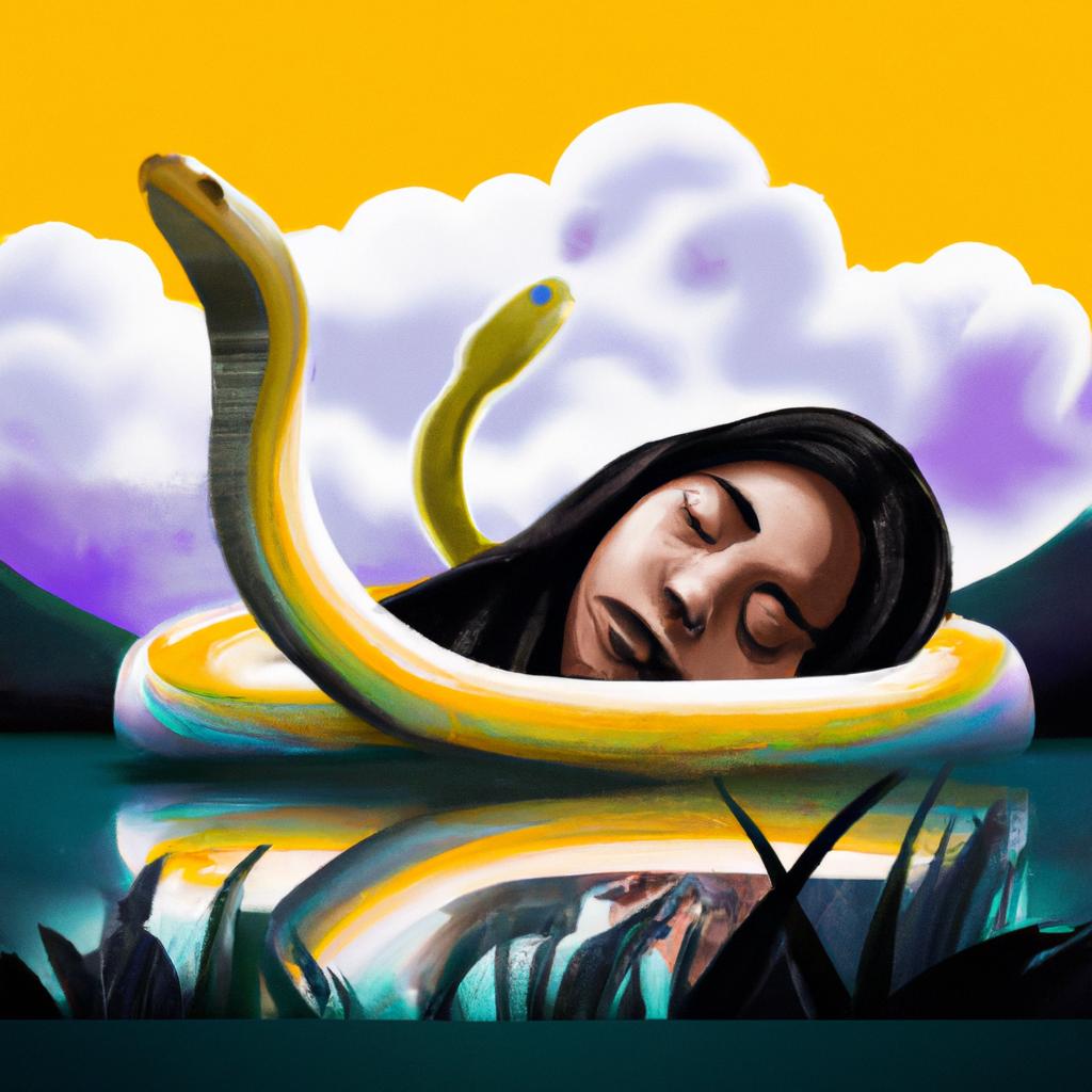 sonhar com cobra amarela calma4