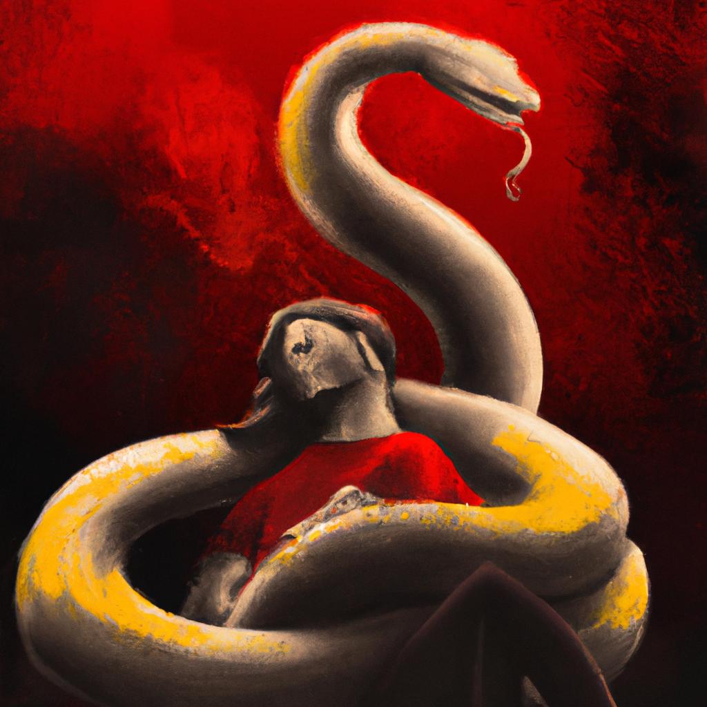 sonhar com cobra amarela e vermelha2