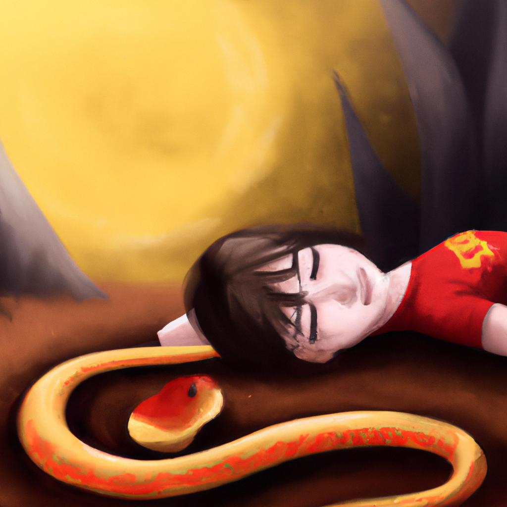 sonhar com cobra amarela e vermelha4