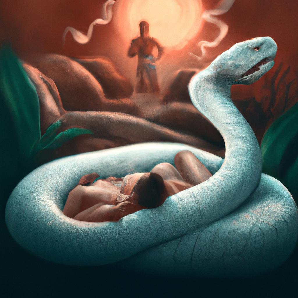 sonhar com cobra branca atacando2