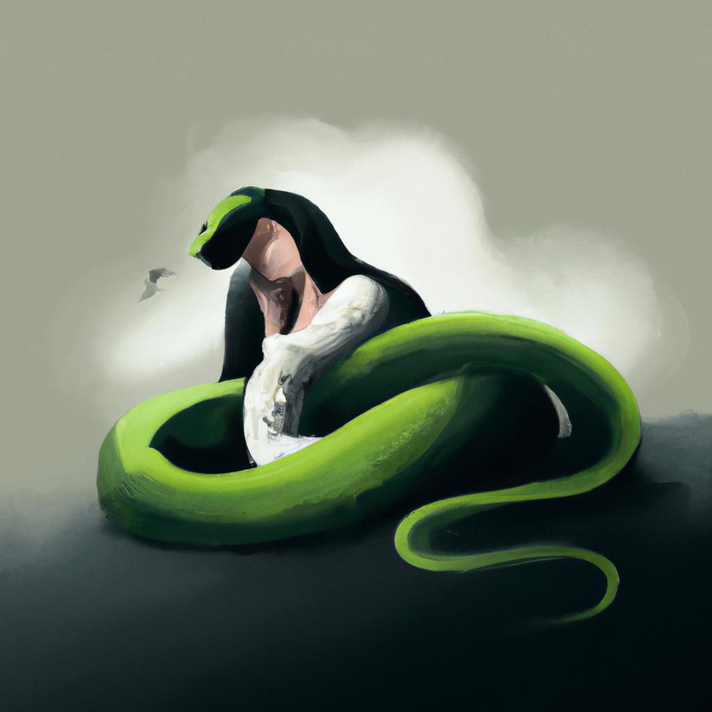 sonhar com cobra branca e verde4