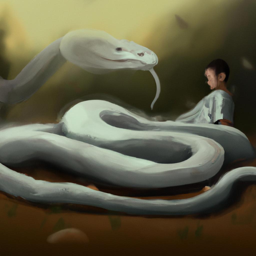 sonhar com cobra branca gigante4