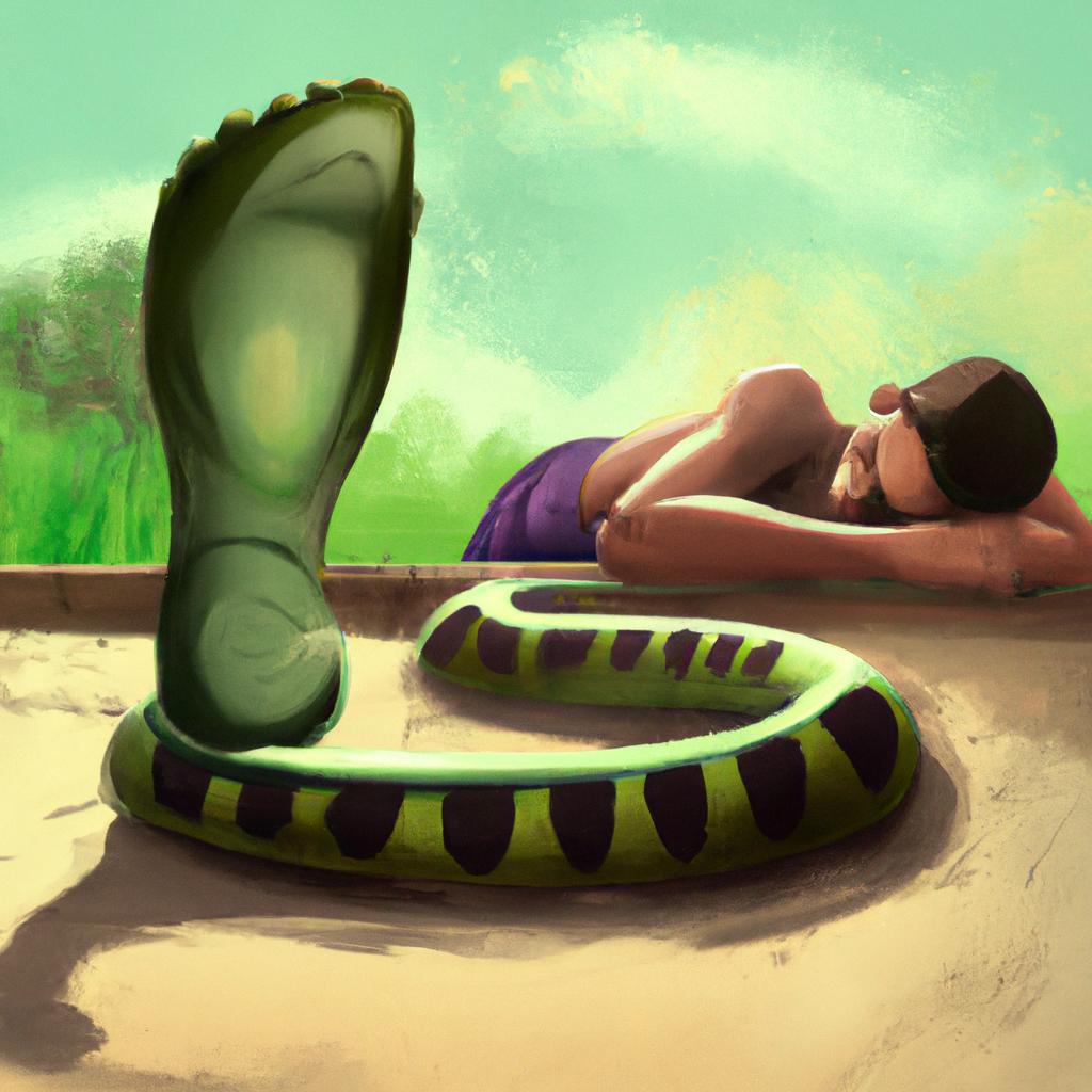 sonhar com cobra com pernas2