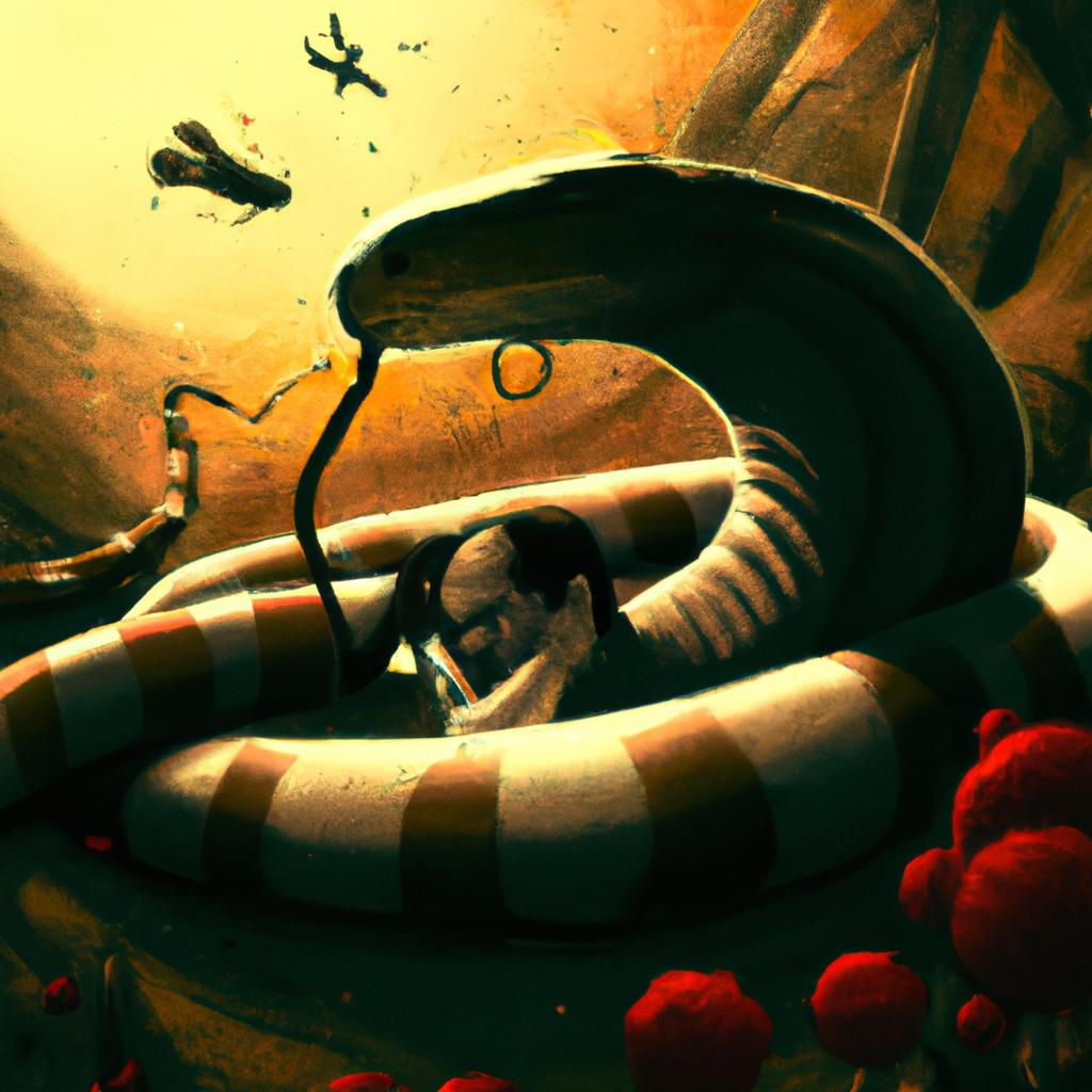 sonhar com cobra comendo cobra4