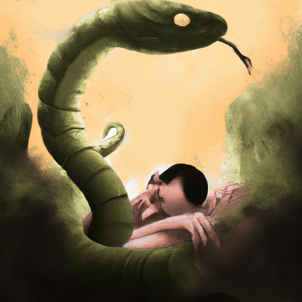 Imagem de capa do post Descubra o que Significa sonhar com Cobra e Galinha! com um desenho digital