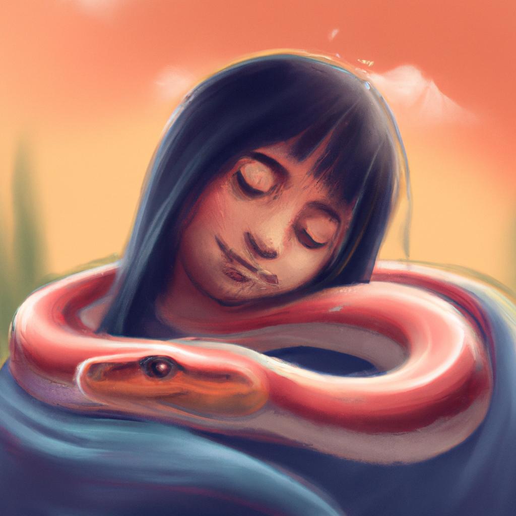 Imagem de capa do post Descubra o Que Significa Sonhar com Cobra Fina e Pequena! com um desenho digital