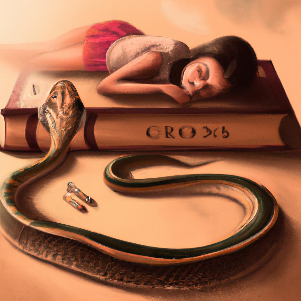 Imagem de capa do post Compreenda o Significado de Sonhar com Cobra - Livro dos Sonhos! com um desenho digital