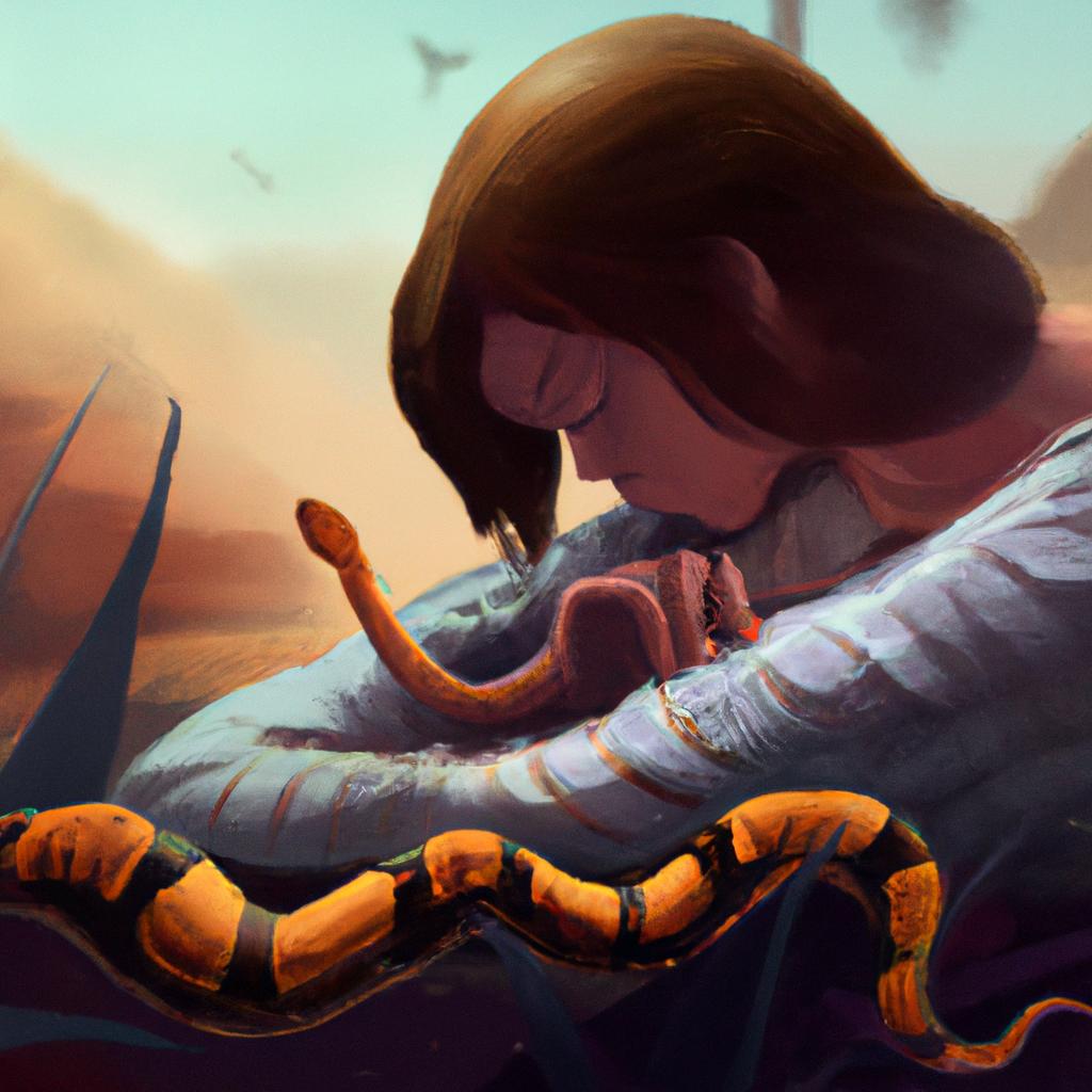 sonhar com cobra mordendo o dedo2