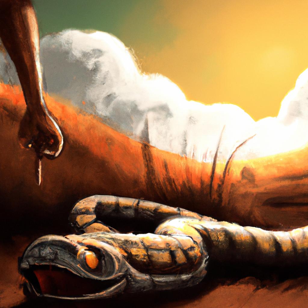 sonhar com cobra mordendo o dedo3