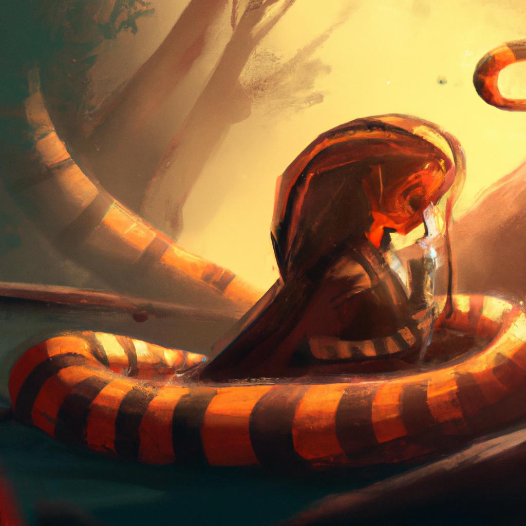 sonhar com cobra queimada2