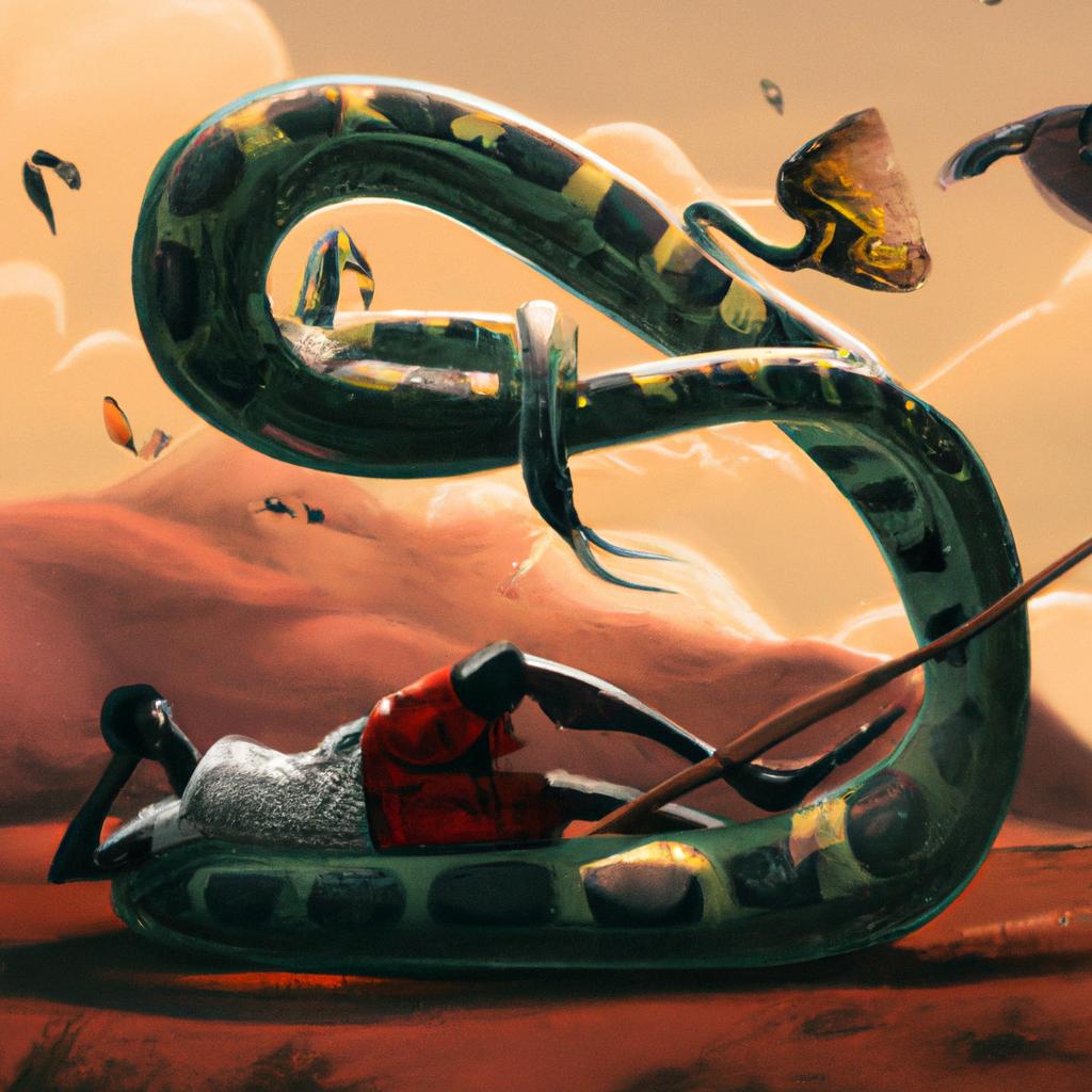 sonhar com cobra soltando veneno2
