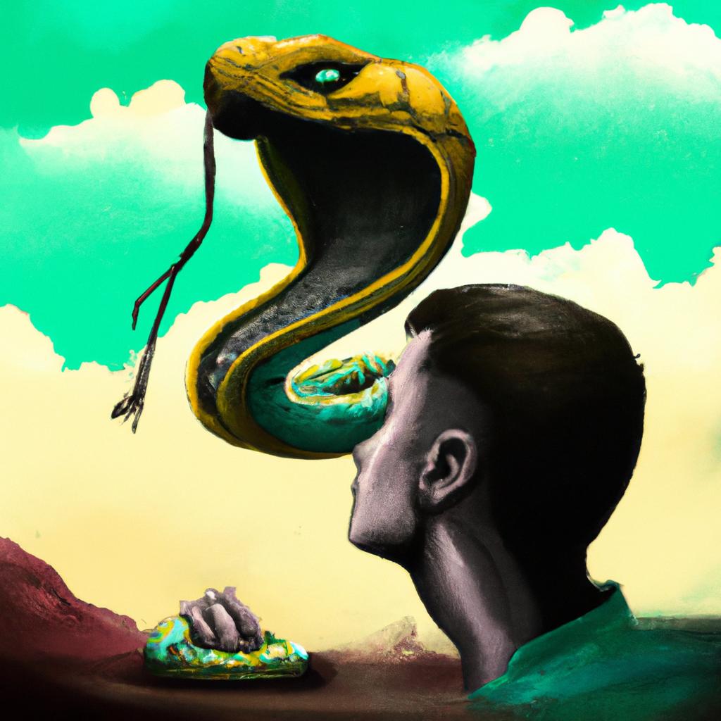 sonhar com cobra soltando veneno3